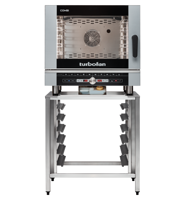 Blue Seal Turbofan 5 Grid Touch Control Combi Oven With Auto Wash 812mm EC40D5