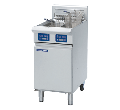 Blue Seal Evolution Twin Tank Fryer with Elec Controls Electric 450mm E44E