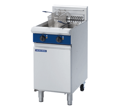 Blue Seal Free Standing Electric Twin Fryer 450mm E44