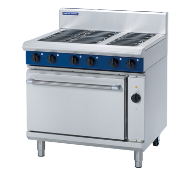 Blue Seal Electric 6 Element Oven Range with Convection Oven 900mm E56D