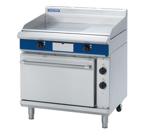 Blue Seal Evolution Chrome 1/3 Ribbed Full Griddle Static Oven Electric 900mm EPE506