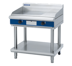 Blue Seal Evolution 1/3 Ribbed Full Griddle with Leg Stand Electric 900mm EP516-LS