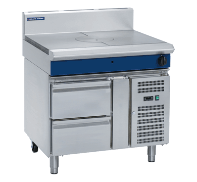 Blue Seal Evolution Target Top with Refrigerated Base Gas 900mm G57-RB
