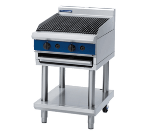 Blue Seal Gas Chargrill On Leg Stand 600mm G594