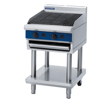 Blue Seal Gas Chargrill On Leg Stand 600mm G594