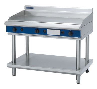 Blue Seal Evolution Chrome Full Griddle with Leg Stand Gas 1200mm GP518-LS