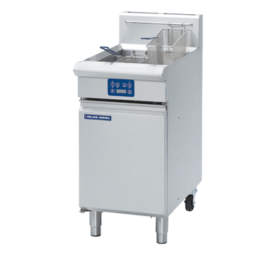 Blue Seal Evolution Vee Ray Single Tank Fryer with Elec Controls Gas 450mm GT45E
